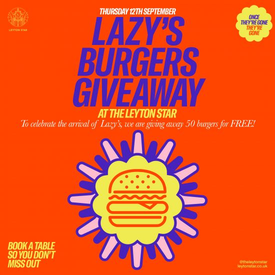 Lazy's Burger Giveaway