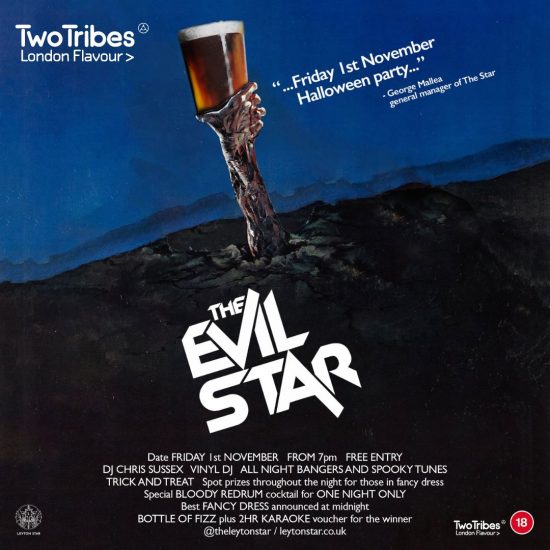 The Evil Star Halloween With Two Tribes Brewery