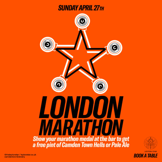 London Marathon - Get A Free Pint When You Show Your Finishers Medal