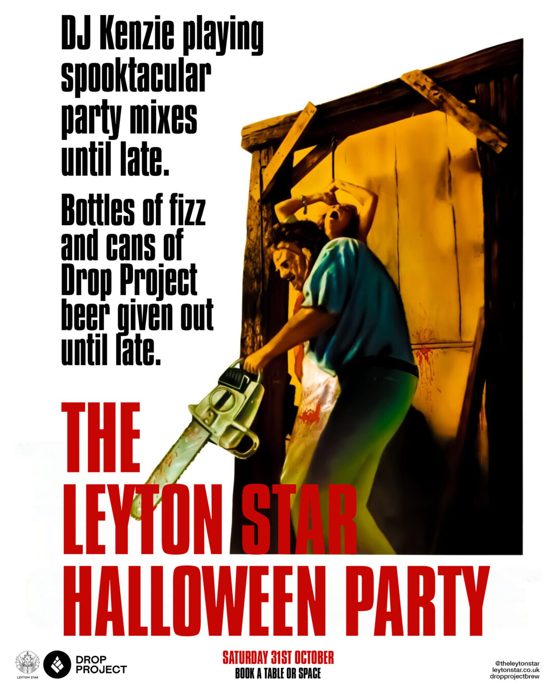 The Leyton Star Halloween Party - Saturday 31st October
