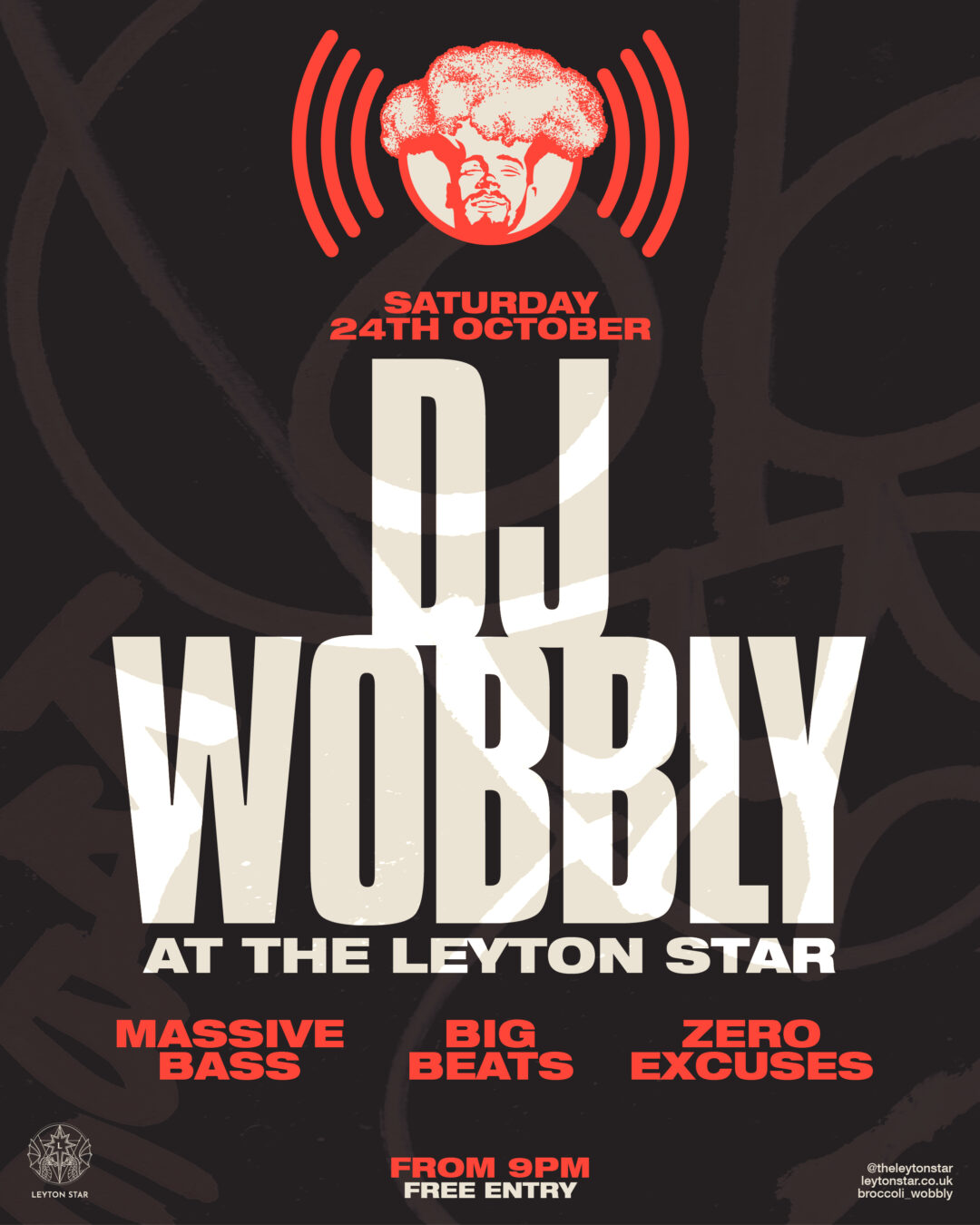 DJ Wobbly - Saturday 24th October